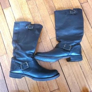 Frye black boots size 10